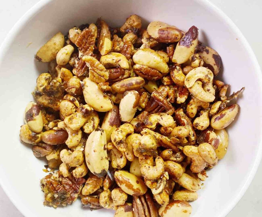 Spiced Nuts with Rosemary